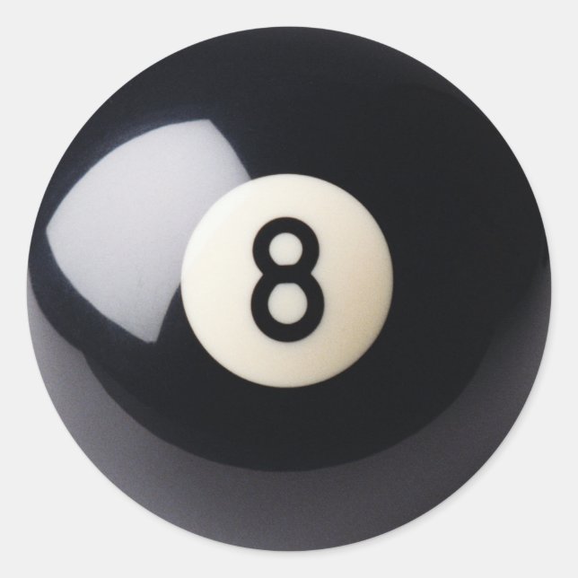 Stickers 8 balles Billard Snooker (Devant)