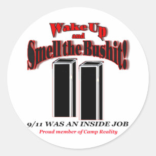 Stickers 911 Bushit