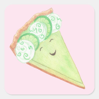 Stickers à clé à tarte à citron
