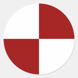 Stickers À damiers rouge et blanc
