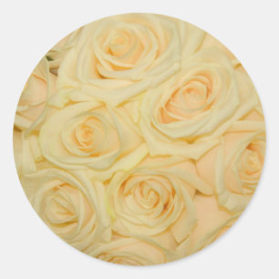 Stickers à enveloppe de rose jaune