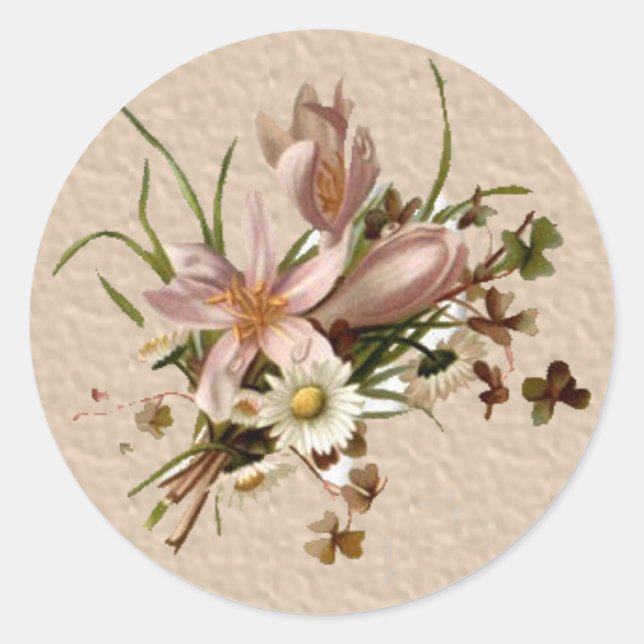 Stickers à enveloppe florale (Devant)