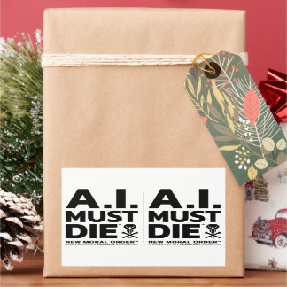 Stickers A.I. Must Die™ Logo (Bold Font)