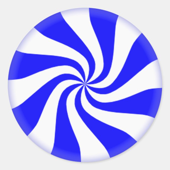 Stickers à la menthe bleue (Devant)