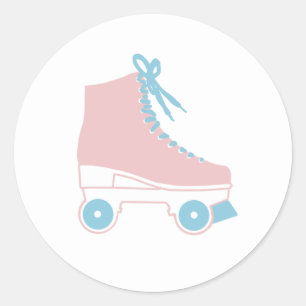 Stickers à patinage en rose