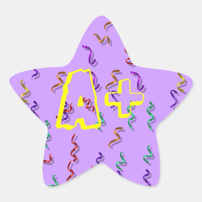 Stickers A+ Récompense étudiante (Devant)