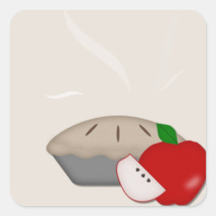 Stickers à tarte à la pomme du pays