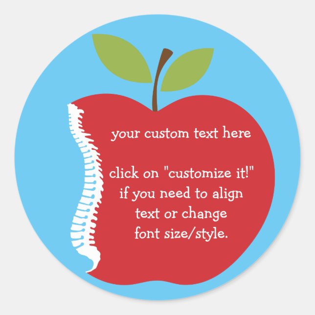 Stickers à texte personnalisé (Apple) (Devant)