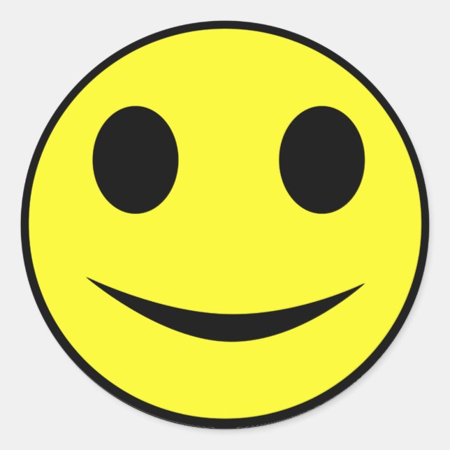 Stickers à visage jaune classique (Devant)