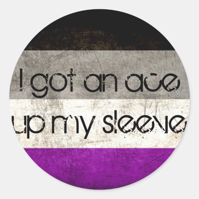 Stickers "Ace Up My Sleeve" (Devant)