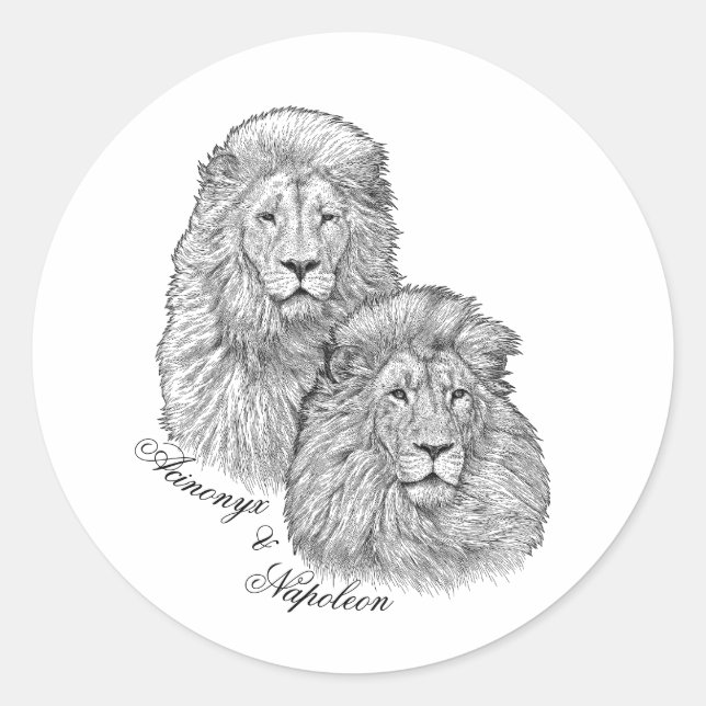 Stickers - Acinonyx & Napoleon (Vorderseite)
