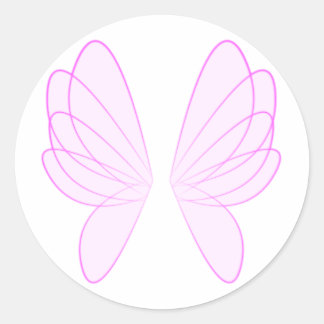 Stickers Ailes Fées Roses