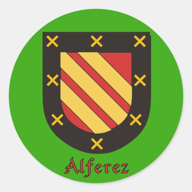 Stickers Alferez Family Shield (Devant)