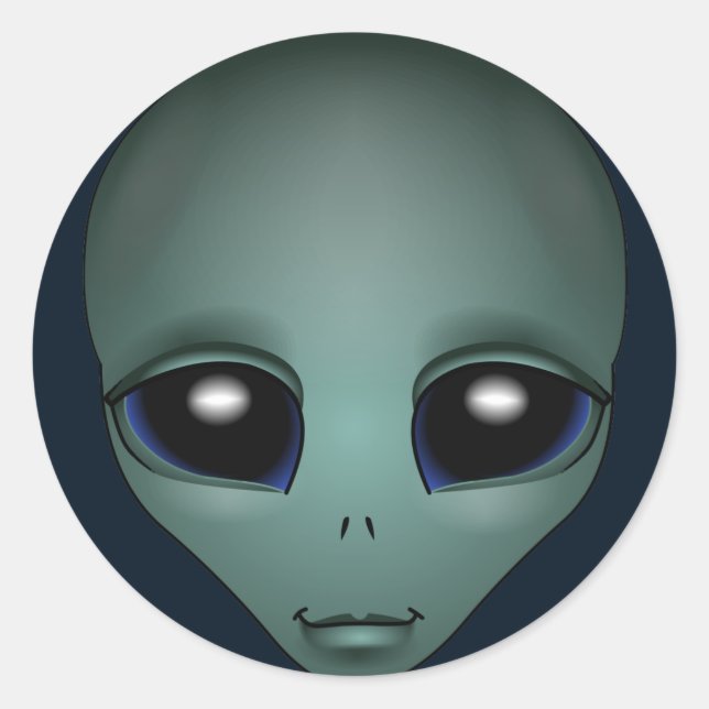 Stickers Aliens amusant Stickers Alien Halloween (Devant)