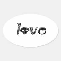 Stickers amour (avec crânes)