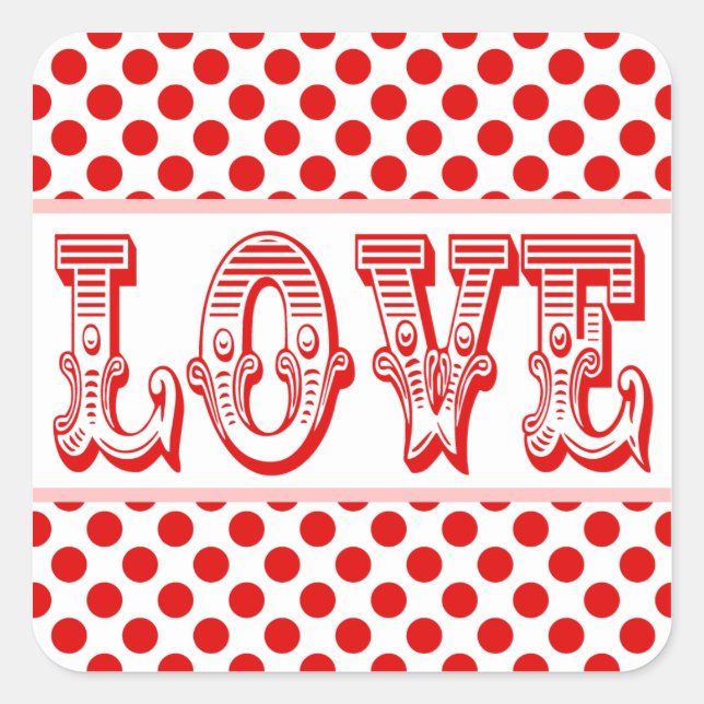 Stickers Amour pour les cadeaux de Saint Valentin  (Devant)