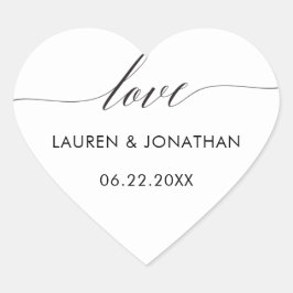 Stickers Amour, Stickers Favor Mariage, Mariage