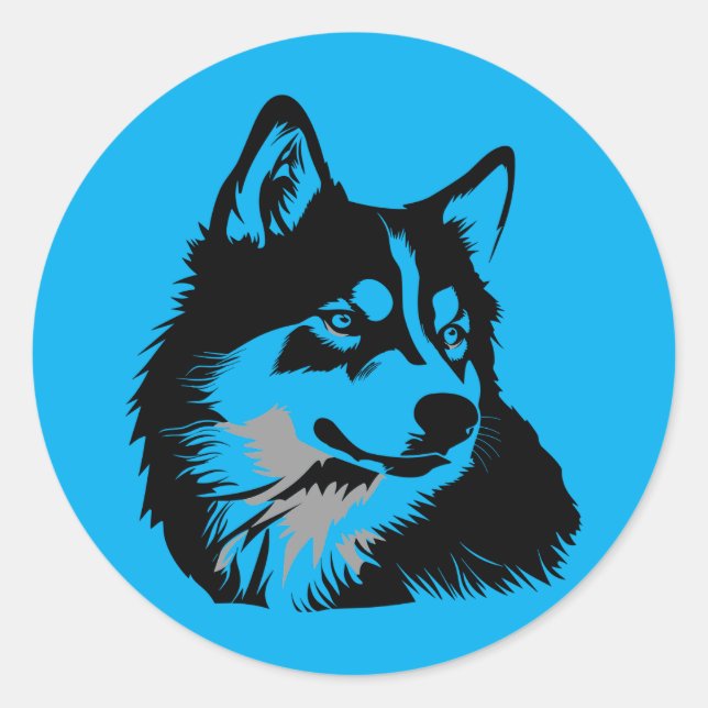 Stickers Amoureux de les chiens (Devant)