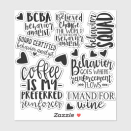 Stickers Analyste du comportement, BCBA, BCBA