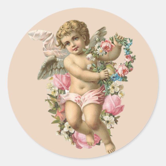 stickers ange vintage (Devant)
