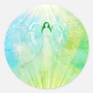 Stickers Angel Green Archangel Raphael