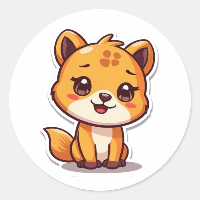 Stickers animaux mignons (Devant)
