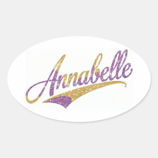 Stickers Annabelle Oval