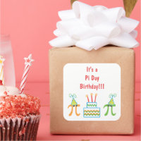 Stickers Anniversaire Pi Day