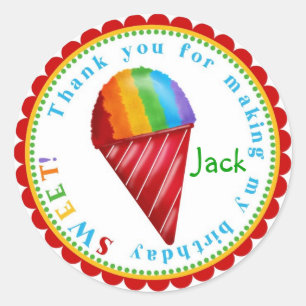 Stickers Anniversaire Snowcone