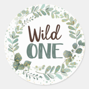Stickers Anniversaire Wild One Woodland Favoriser