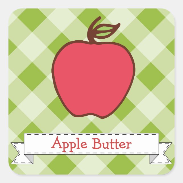 Stickers Apple personnalisés (Devant)