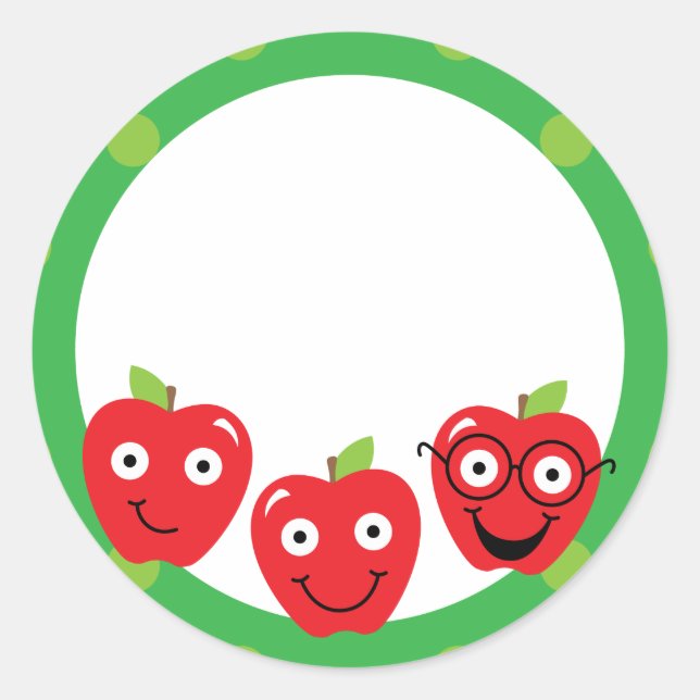Stickers Apple School (Devant)