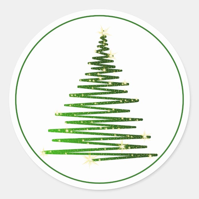 Stickers Arbre de Noël (Devant)