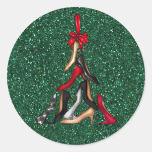Stickers Arbre de Noël à talons hauts