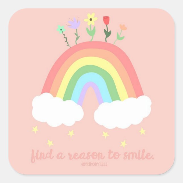 Stickers Arc-en-ciel (Devant)