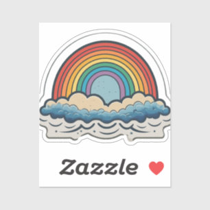 Stickers Arc-en-ciel propagent la position et la d