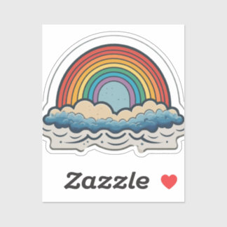 Stickers Arc-en-ciel propagent la position et la d