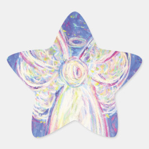 Stickers Art Decal Angel de nuit étoilé