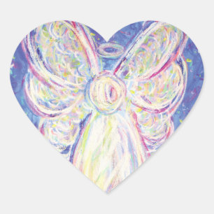 Stickers Art Decal Angel de nuit étoilé