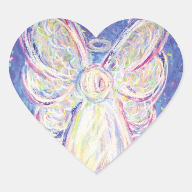 Stickers Art Decal Angel de nuit étoilé (Devant)