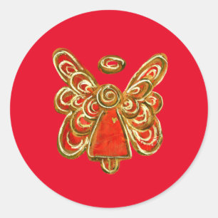 Stickers Art Décal Angel du Gardien Rouge