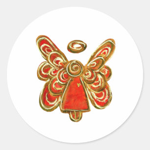 Stickers Art Décal Angel du Gardien Rouge