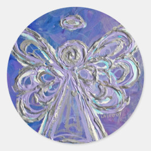 Stickers Art Décal violet Guardian Angel