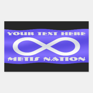 Stickers Art Drapeau Metis Personnalisé Sticker Me
