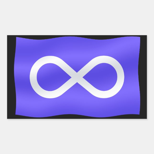 Stickers Art Drapeau Metis Premières nations Stick (Devant)