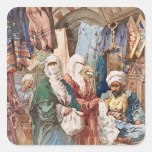 stickers art "Le Bazar de la Soie"