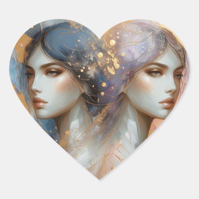 Stickers Art Twin Sisters (Devant)