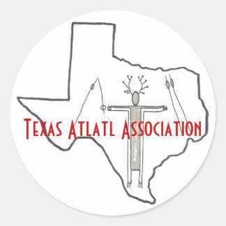Stickers Association Texas Atlatl Shaman