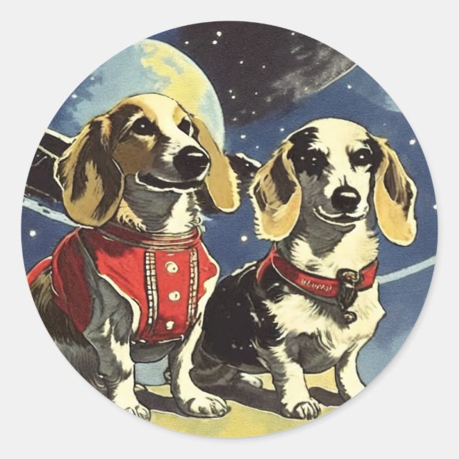 Stickers Astro Dachshund (Devant)