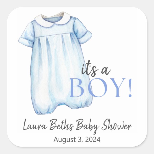 Stickers Baby Boy Bubble (Devant)